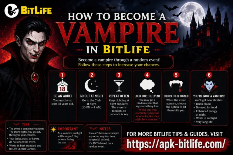 How to Become a Vampire in BitLife