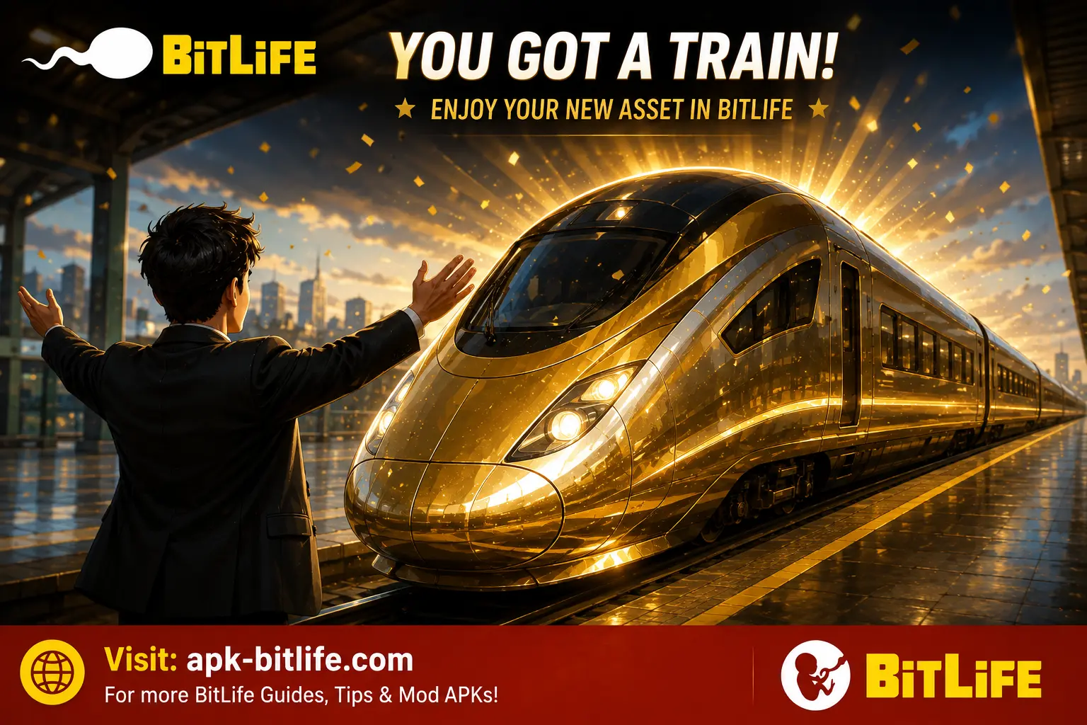 rob a train in bitlife